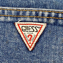 Load image into Gallery viewer, Vintage 80’s Guess USA Cuffed High Rise Button Fly Denim Shorts Women’s 27