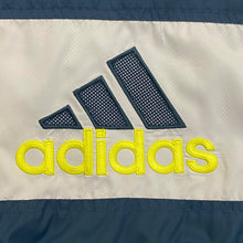 Load image into Gallery viewer, Vintage Adidas Full Zip Blue Neon Yellow White Windbreaker Jacket Men’s XL