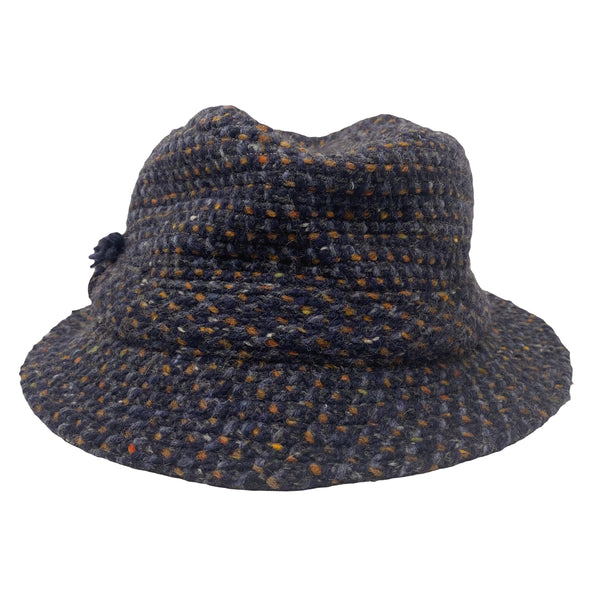 Hanna Hats Of Donegal Ireland Handcrafted Wool Tweed Walking Hat