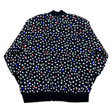Load image into Gallery viewer, Vintage 80’s Adam Douglass x Adrianna Papell Silk All Over Print Jewelled Snap Button Jacket Women’s Medium