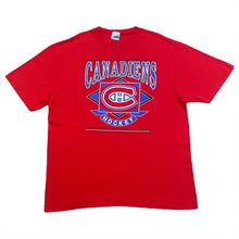 Load image into Gallery viewer, Vintage 1993 NHL Montreal Canadiens Waves Canada T-Shirt Men’s XL