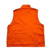 Load image into Gallery viewer, Vintage Nike White Tag Orange Nylon Reversible Zip Vest Men’s XL