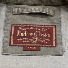 Load image into Gallery viewer, Vintage Marlboro Classics Khaki Utility Jacket Large
