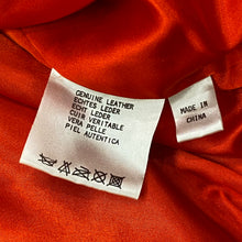 Load image into Gallery viewer, Vintage 80’s Dino’z Suede Leather Gold Stud Snap Color Block Lined Padded Jacket Women’s Large