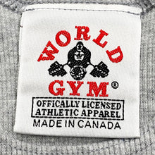 Load image into Gallery viewer, Vintage World Gym Embroidered Ribbed Tank Top Youth Large
