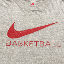 Load image into Gallery viewer, Vintage Nike Basketball Spell Out Gray Tag T-Shirt XL

