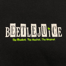 Load image into Gallery viewer, Beetlejuice The Musical It’s Show Time Full Zip Hoodie Men’s Medium