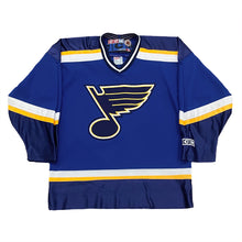 Load image into Gallery viewer, CCM NHL St. Louis Blues Hockey Jersey Youth L/XL