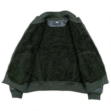 Load image into Gallery viewer, Sean John Faux Leather Green Shearling Lined Jacket 2XL