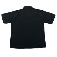 Load image into Gallery viewer, Dragonfly King Cobra Snake Embroidered Button Up Shirt Men’s Large