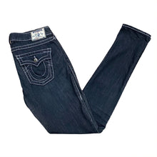 Load image into Gallery viewer, True Religion Skinny Navy Low Rise Jeans Women’s 29