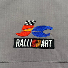 Load image into Gallery viewer, Vintage Ralliart Jackie Chan Gray Fleece Lined Windbreaker Jacket Large
