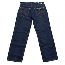 Load image into Gallery viewer, Vintage Mecca Urban Straight Medium Rise Black Jeans 38 x 32
