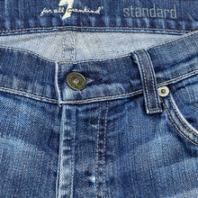 Load image into Gallery viewer, 7 For All Mankind Standard Stretch Button Fly Straight Jeans Men’s 32x27