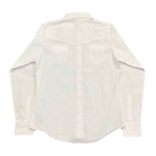 Load image into Gallery viewer, Vintage Bar B Embroidered Pearl Snap Extra Long Tails Western Shirt Women’s 16