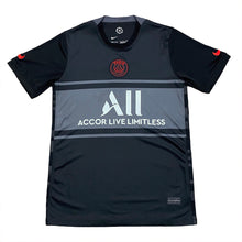 Load image into Gallery viewer, Nike Paris Saint-Germain PSG 2021-2022 Black Third Soccer Football Jersey Small