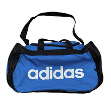 Load image into Gallery viewer, Vintage Adidas Blue Black White 10 x 20 Duffle Bag
