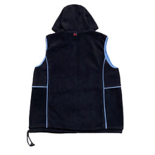 Load image into Gallery viewer, Vintage Fubu Fleece Satin Lined Zip Up Hooded Vest 2XL