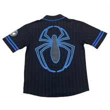 Load image into Gallery viewer, Marvel Mad Engine 2011 Spider-Man Spell Out Baseball Jersey Shirt Small