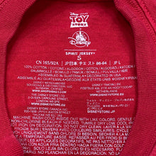 Load image into Gallery viewer, Disney Pixar Toy Story 2019 Pizza Planet Alien Red Spirit Jersey Men’s Small