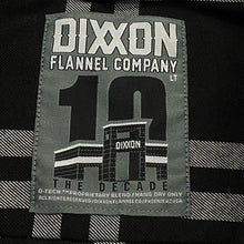 Load image into Gallery viewer, Dixxon Flannel The Decade Black White Plaid Button Up Shirt Men’s Large Tall