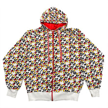 Load image into Gallery viewer, Disney 19 Twenty Eight Angry Mickey Mouse All Over Print Zip Hoodie Men’s XL