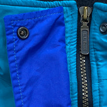 Load image into Gallery viewer, Vintage LL Bean Teal Fleece Lined Nylon Warm Up Jacket Women’s Large