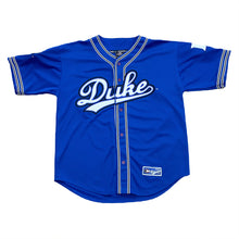 Load image into Gallery viewer, Vintage Colosseum NCAA Duke Blue Devils University Script Baseball Jersey Men’s XL
