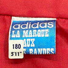 Load image into Gallery viewer, Vintage 80’s Adidas Red Polyamide Rain Running Made In France Windbreaker Jacket Men’s Large