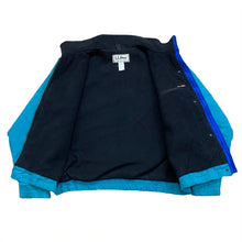 Load image into Gallery viewer, Vintage LL Bean Teal Fleece Lined Nylon Warm Up Jacket Women’s Large