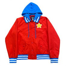 Load image into Gallery viewer, Steven Universe 2017 Cartoon Network Hamburger Hooded Varsity Jacket Men’s Small