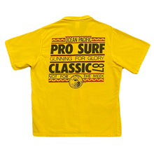 Load image into Gallery viewer, Vintage 1987 Ocean Pacific Pro Surf Classic Yellow Button Up Surfing Shirt Men’s XL