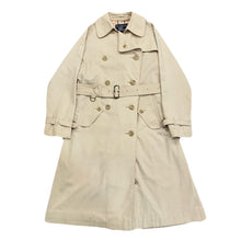 Load image into Gallery viewer, Vintage Burberrys Beige Terylene & Cotton Belted Trench Coat Women’s Size Unknown