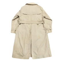 Load image into Gallery viewer, Vintage Burberrys Beige Terylene & Cotton Belted Trench Coat Women’s Size Unknown