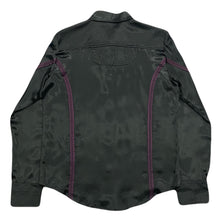 Load image into Gallery viewer, Vintage Lip Service Rayon & Acetate Long Sleeve Snap Button Shirt Women’s Small