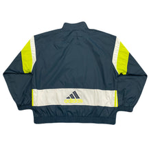Load image into Gallery viewer, Vintage Adidas Full Zip Blue Neon Yellow White Windbreaker Jacket Men’s XL