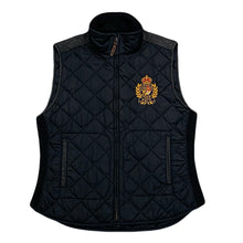 Load image into Gallery viewer, Polo Ralph Lauren Equestrian Riding Quilted Crest Puffer Gilet Vest Women’s Large