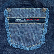 Load image into Gallery viewer, Vintage FUBU The Collection Denim Shoulder Bag