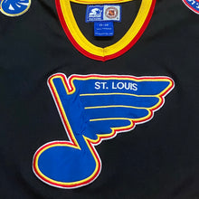 Load image into Gallery viewer, Vintage 90’s Starter NHL St. Louis Blues Alternate Hockey Jersey Youth S/M