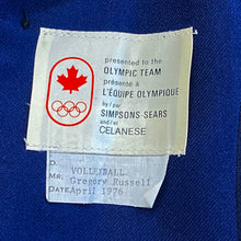 Load image into Gallery viewer, Rare Vintage 1976 Summer Olympics Canada Wrap Coat Custom Fit to Athlete