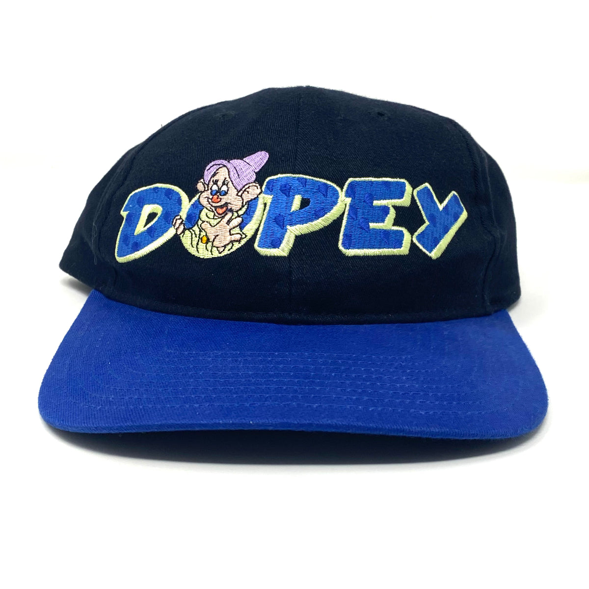 Vintage 90’s Rare Dopey SnapBack Hat or Cap from Disney Cream and Purple OS  Dopey Embroidered Dad Hat, Adjustable Adult & Youth Sizes  main image 4