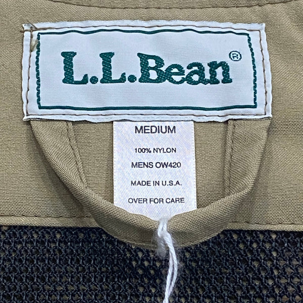 Vintage 80’s L.L. Bean OW420 Hunting Fishing Cordura Mesh Back Vest Medium (New With Tags)