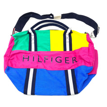 Load image into Gallery viewer, Deadstock Tommy Hilfiger Colorblock Spellout Mini Travel Duffle Bag Women’s W86949193 991