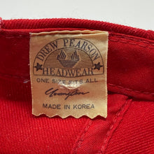 Load image into Gallery viewer, Vintage Drew Pearson NFL Kansas City Chiefs Bar Script Snapback Hat