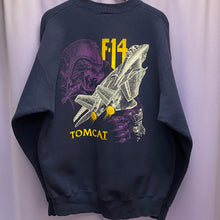 Load image into Gallery viewer, Vintage 1994 F-14 Tomcat Double Sided Large Print Sweatshirt XL
