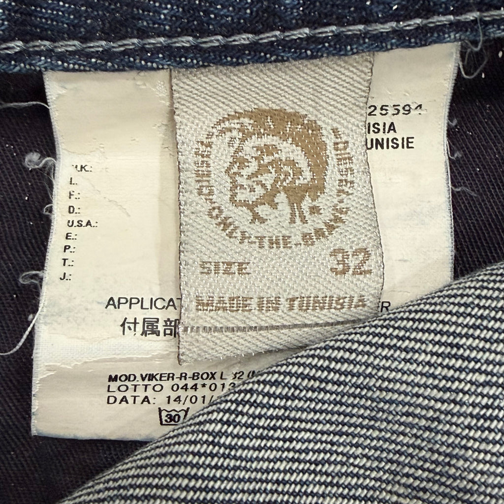 Diesel Viker R Box 008J4 Medium Wash Straight Leg Jeans Men’s 32 X 32