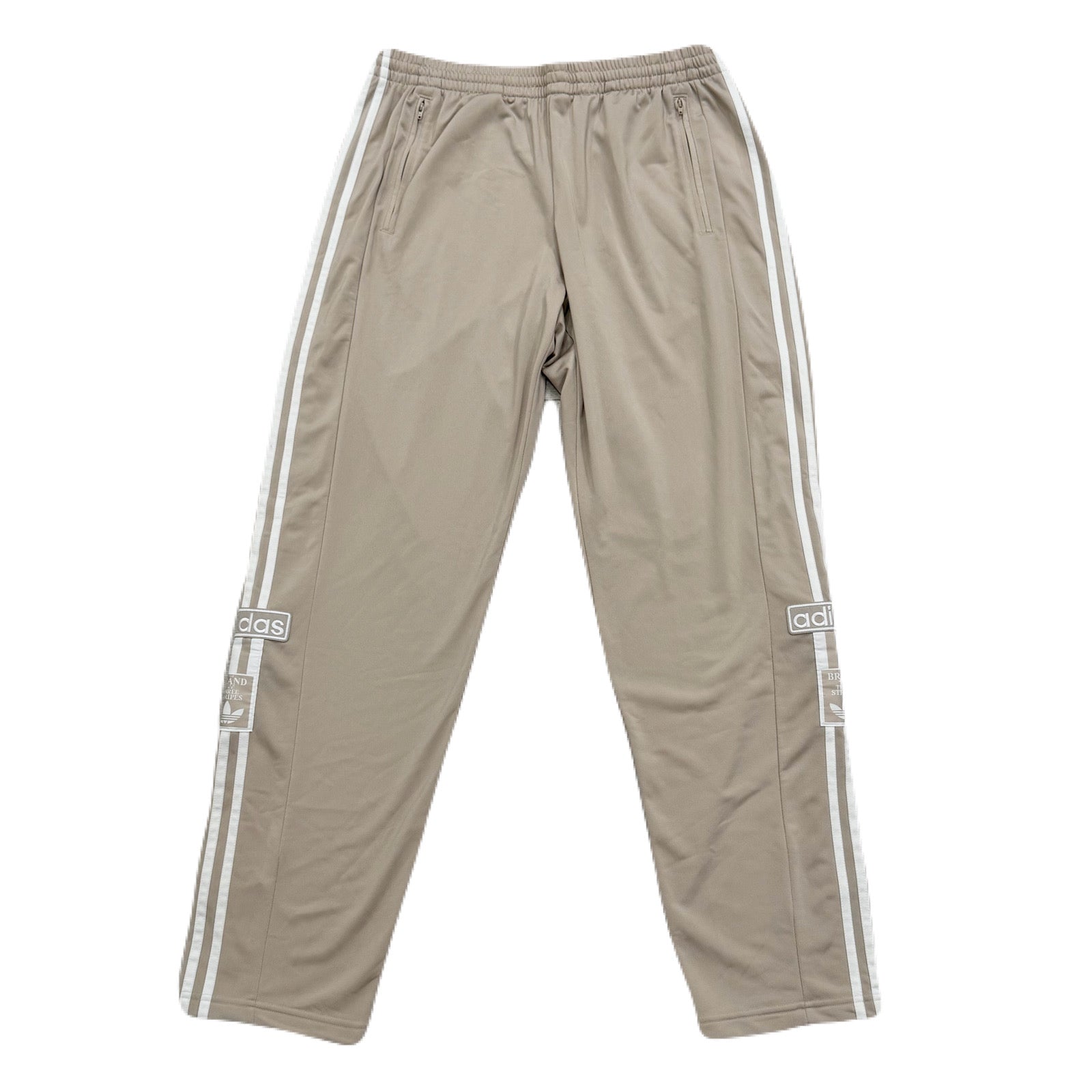Adidas 2023 Adicolor Classics Adibreak Beige IN8074 Snap Button Pants Men’s XL