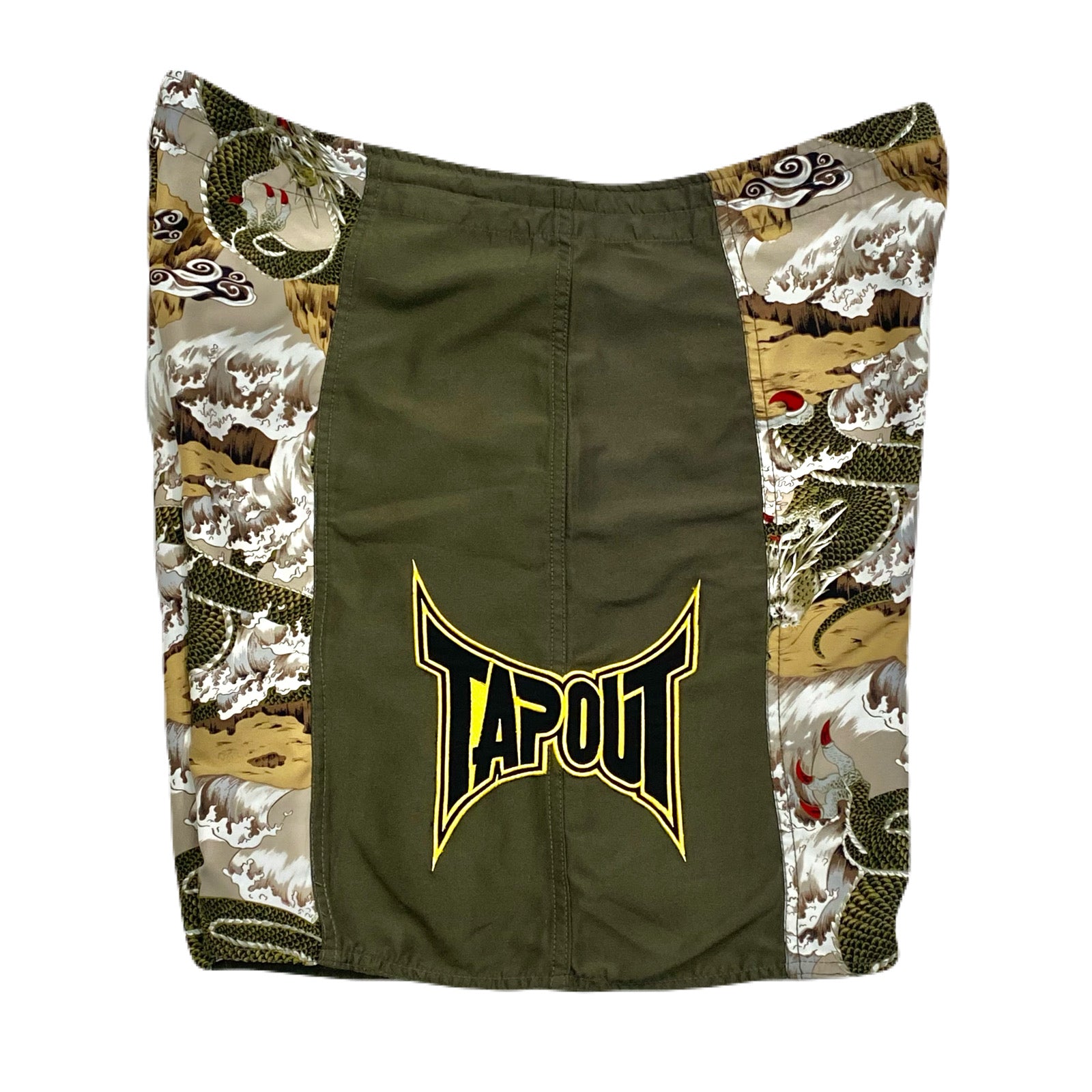 Vintage Y2K Tapout Dragon Embroidered MMA Fight Training Board Shorts Men’s 43