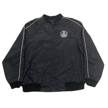 Load image into Gallery viewer, Vintage 80’s Marshall Amps 20 Year Anniversary Rock Music Satin Bomber Jacket Men’s Large
