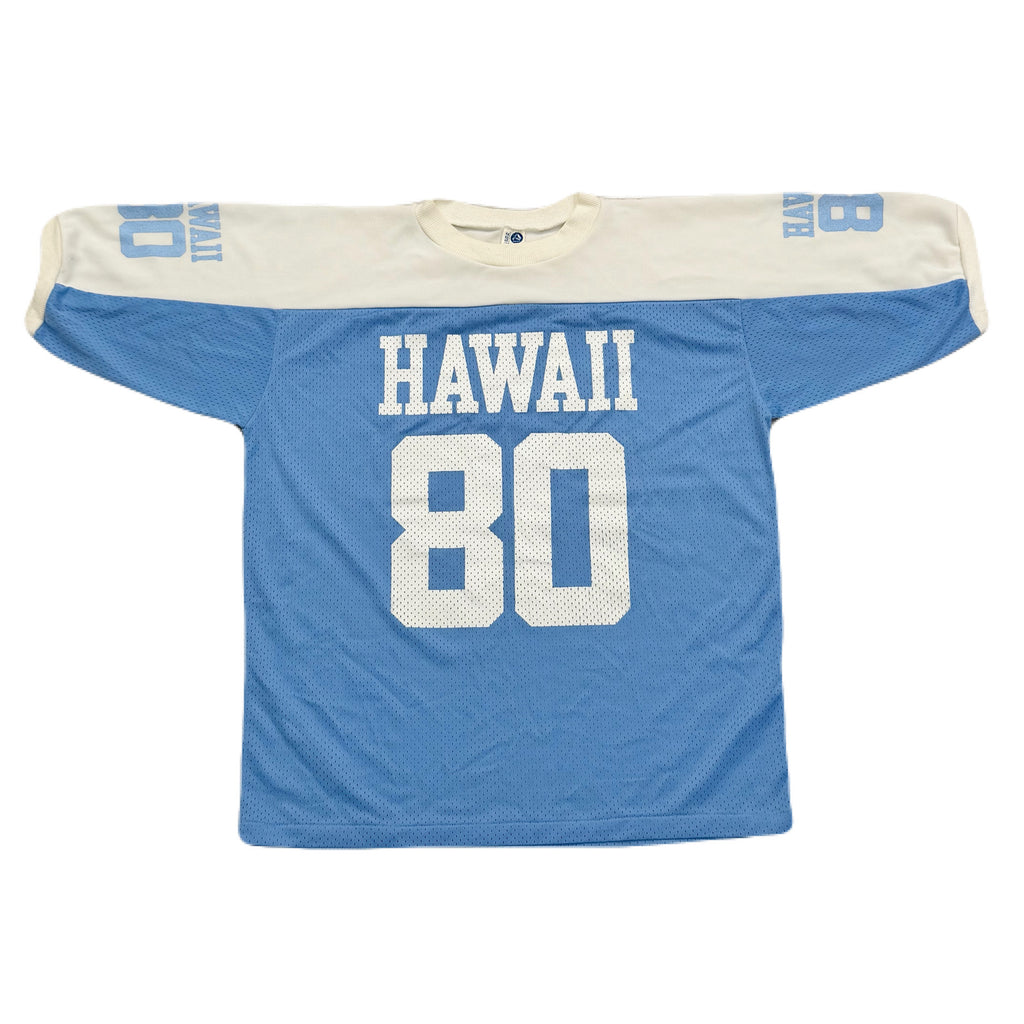 Vintage 1980 Hawaii #80 Mesh Football Jersey Shirt Men’s Large